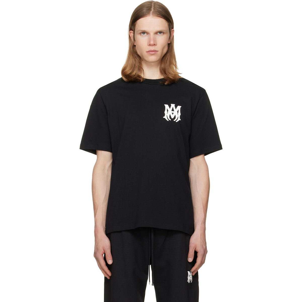 AMIRI: Black MA Core Logo T-shirt | SSENSE