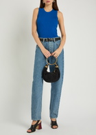 Chloe Ribbed Wool Tank top Blue