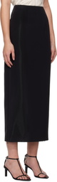 GIA STUDIOS Black Aodai Maxi Skirt