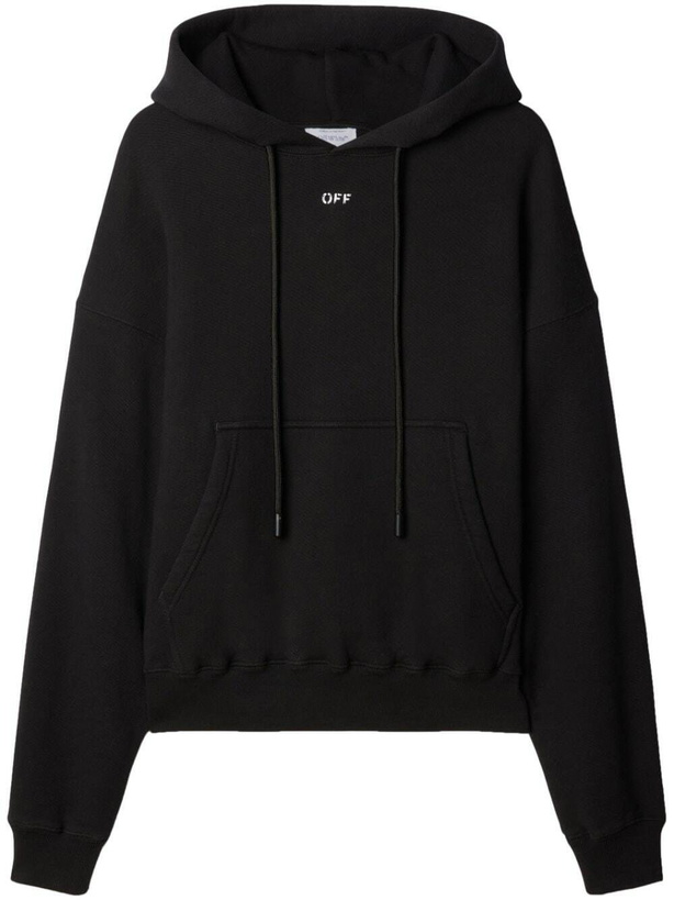 Photo: OFF-WHITE - Cotton Sweatshirt With Logo