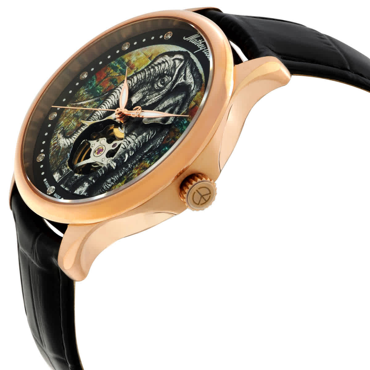 Mathey-Tissot Edmond Auto Handcrafted Multi-Color Dial Mens Watch MC1886PEL