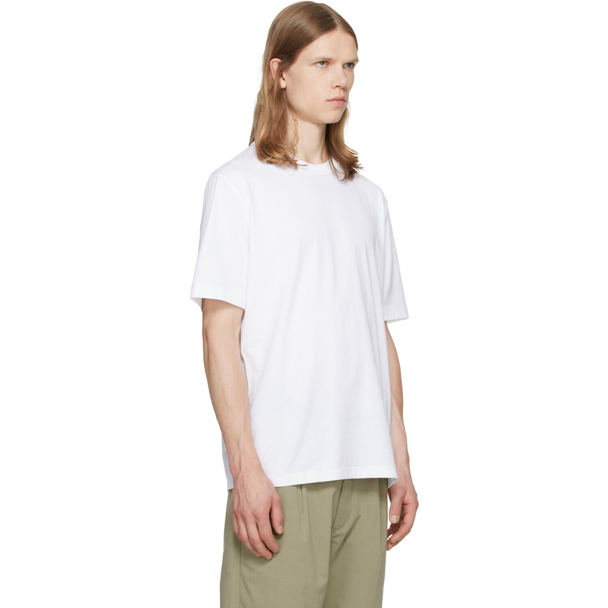 BOSS Three-Pack White Crew-Neck Cotton T-shirts