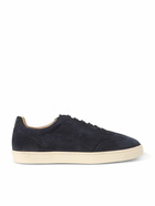 Brunello Cucinelli - Coda di Rondine Suede Sneakers - Blue