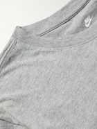 Nike - Sportswear Club Logo-Embroidered Cotton-Jersey T-Shirt - Gray