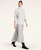 Brooks Brothers Women's Satin Bias Cut Skirt | Grey