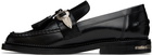 Toga Virilis Black Leather Loafers