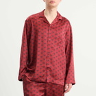 SKIMS Men's Sateen Sleep Set in Red Heart Halfdrop