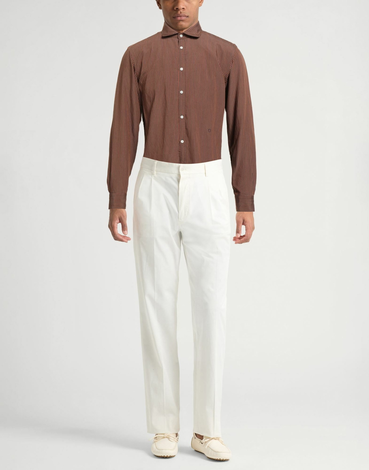 Massimo Alba Mens Shirt in Brown