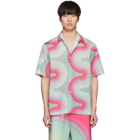 Dries Van Noten Green Verner Panton Edition Wave Carlton Bowling Shirt