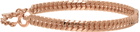 Fendi Rose Gold 'Forever Fendi' Baguette Bracelet