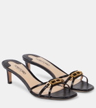 Tom Ford Whitney printed leather mules