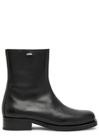 Our Legacy Camion Leather Ankle Boots Black