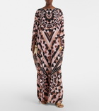 Pucci Manuba silk crêpe de chine kaftan