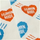 Human Made Men's Heart Sock in Orange