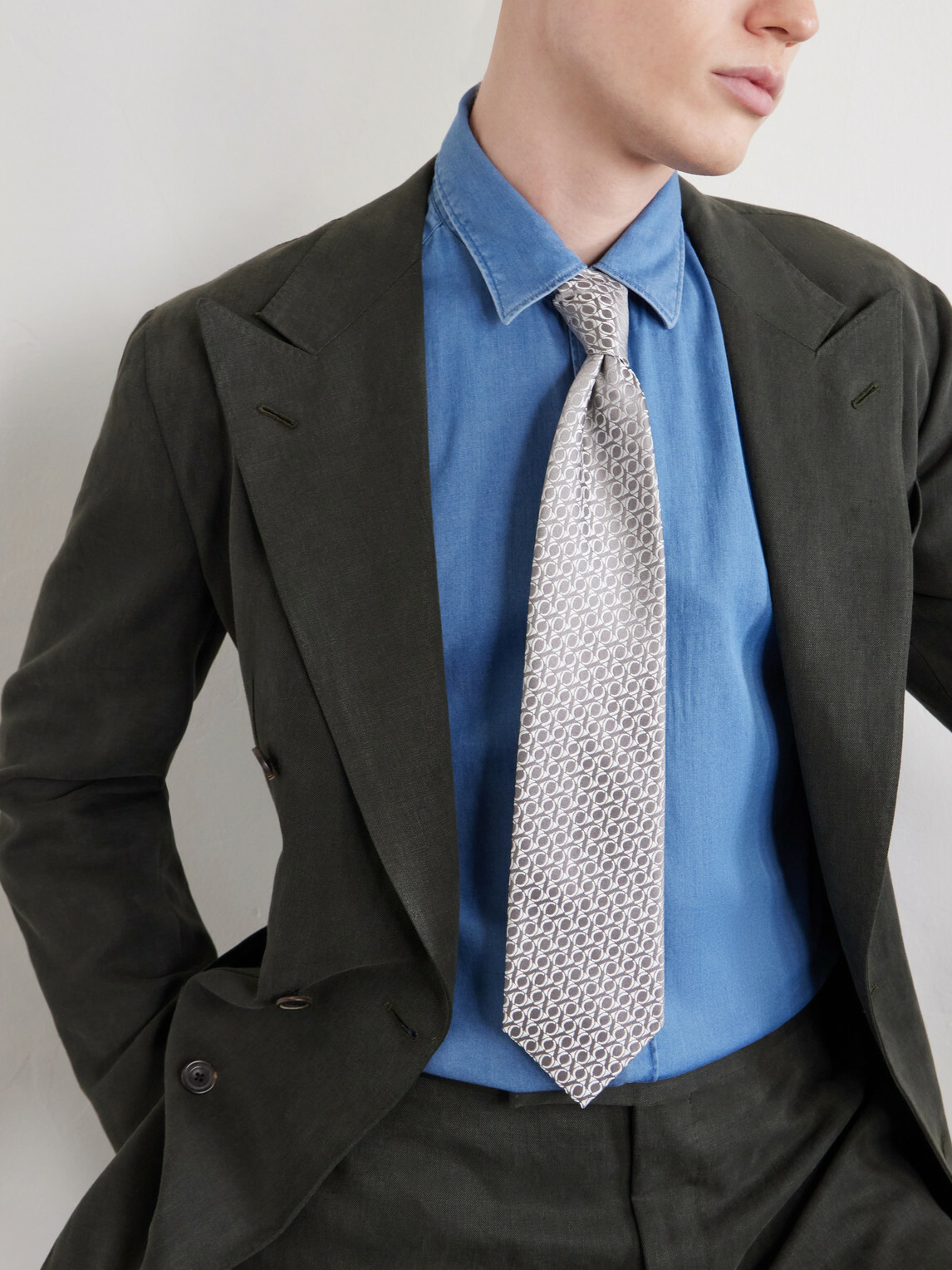 Charvet - 8.5cm Silk-Jacquard Tie