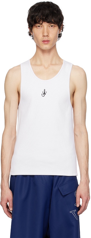 Photo: JW Anderson White Anchor Tank Top