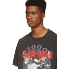 Amiri Black and Red Reconstructed Crystal Lost Boys T-Shirt