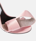 Area x Sergio Rossi Marquise embellished sandals