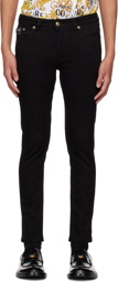 Versace Jeans Couture Black V-Emblem Jeans