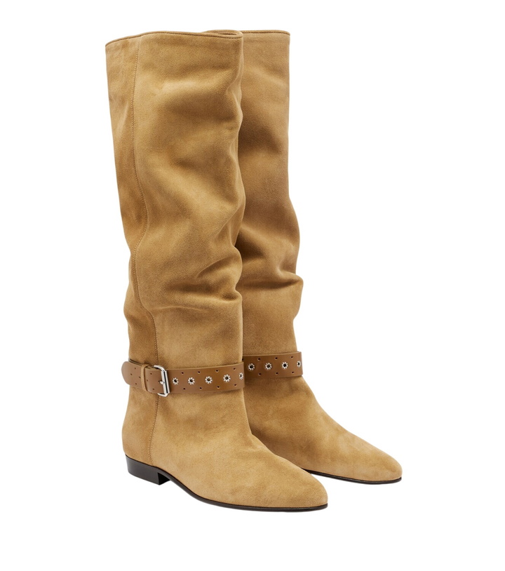Photo: Isabel Marant Rilton suede knee-high boots