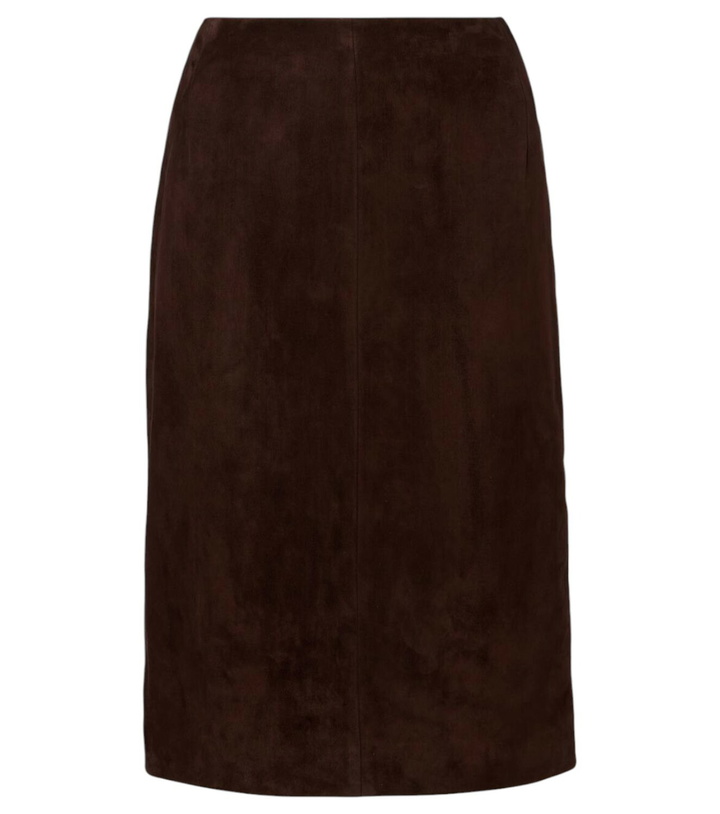 Photo: Nour Hammour Lady Skirt suede midi skirt