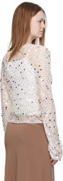 Paris Georgia Off-White Vera Cardigan