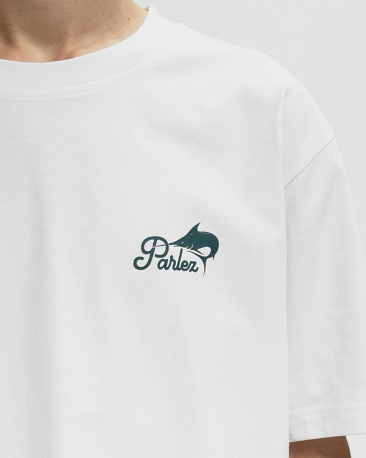 Parlez Release Tee White Mens Shortsleefe