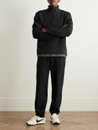 James Perse - Cozy Tapered Cotton-Blend Jersey Sweatpants - Black