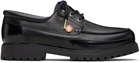 Casablanca Black Leather Boat Shoes