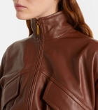 Zimmermann Luna leather bomber jacket
