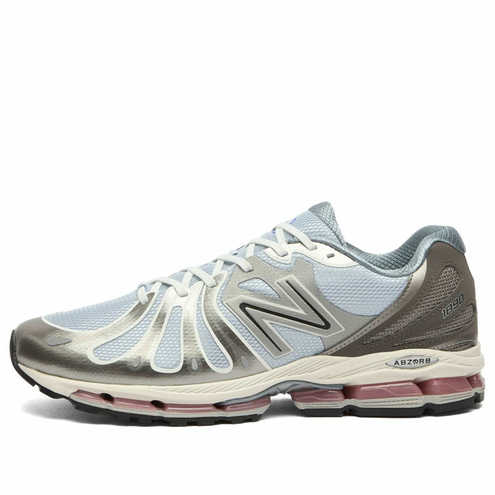 Photo: New Balance Abzorb 1890 Sneaker in Dark Silver Metallic/Granite