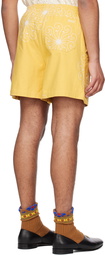 Bode Yellow Soleil Shorts