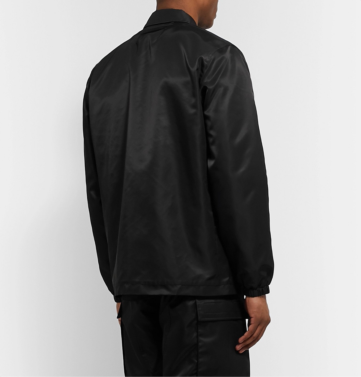 1017 ALYX 9SM NYLON COACH JACKET アリクス 1017 ALYX 9SM - Nylon Shirt Jacket - Black 1017 ALYX 9SM