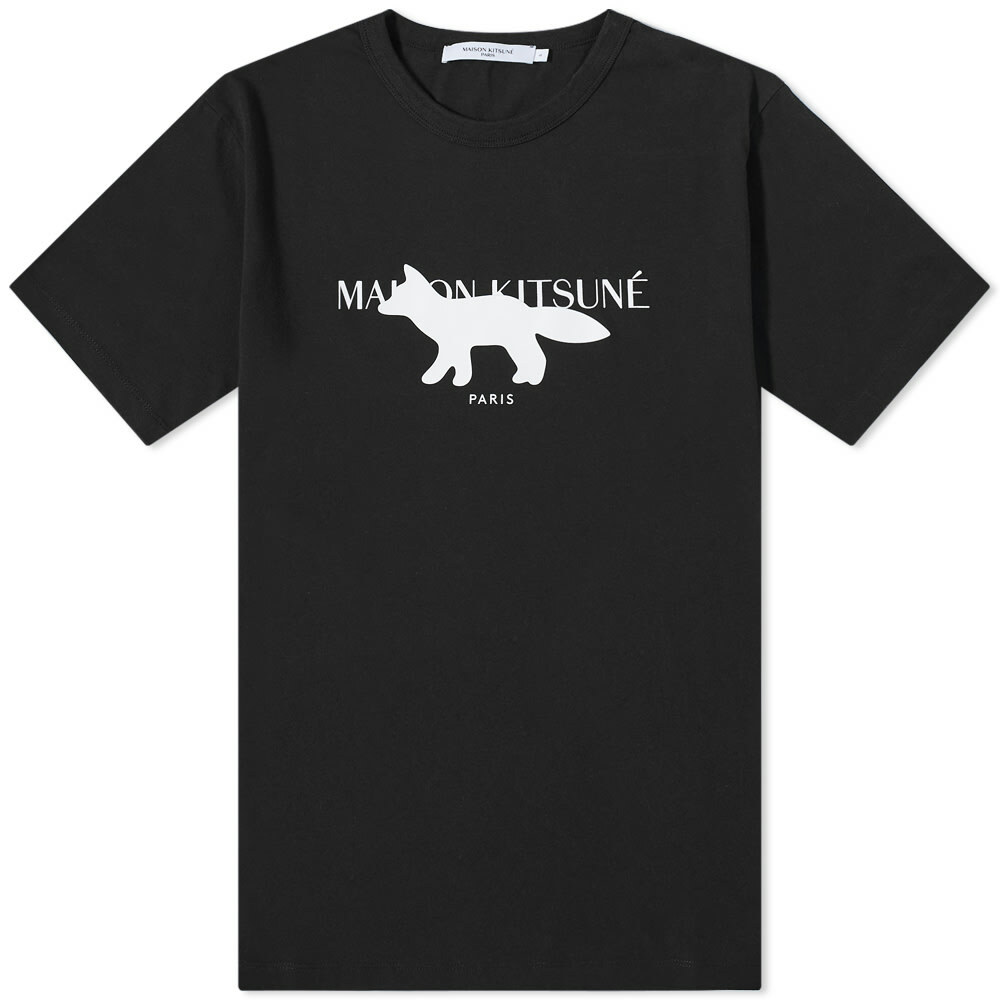 ★【MAISON KITSUNE】★Profile Fox Stamp Classic T Whit.e★ MAISON KITSUNÉ】FOX STAMP CLASSIC TEE-SHIRT | M