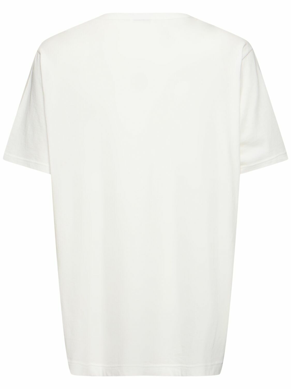 YOHJI YAMAMOTO Cotton Jersey T-shirt Yohji Yamamoto