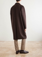 Kiton - Wool and Cashmere-Blend Coat - Brown