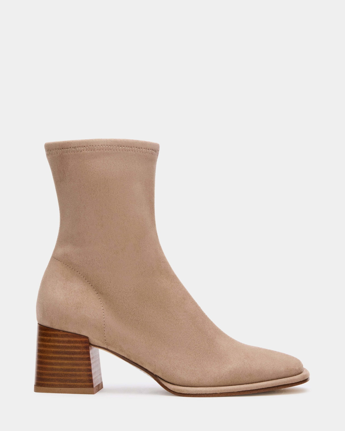 Steve Madden Pammy Booties in Taupe