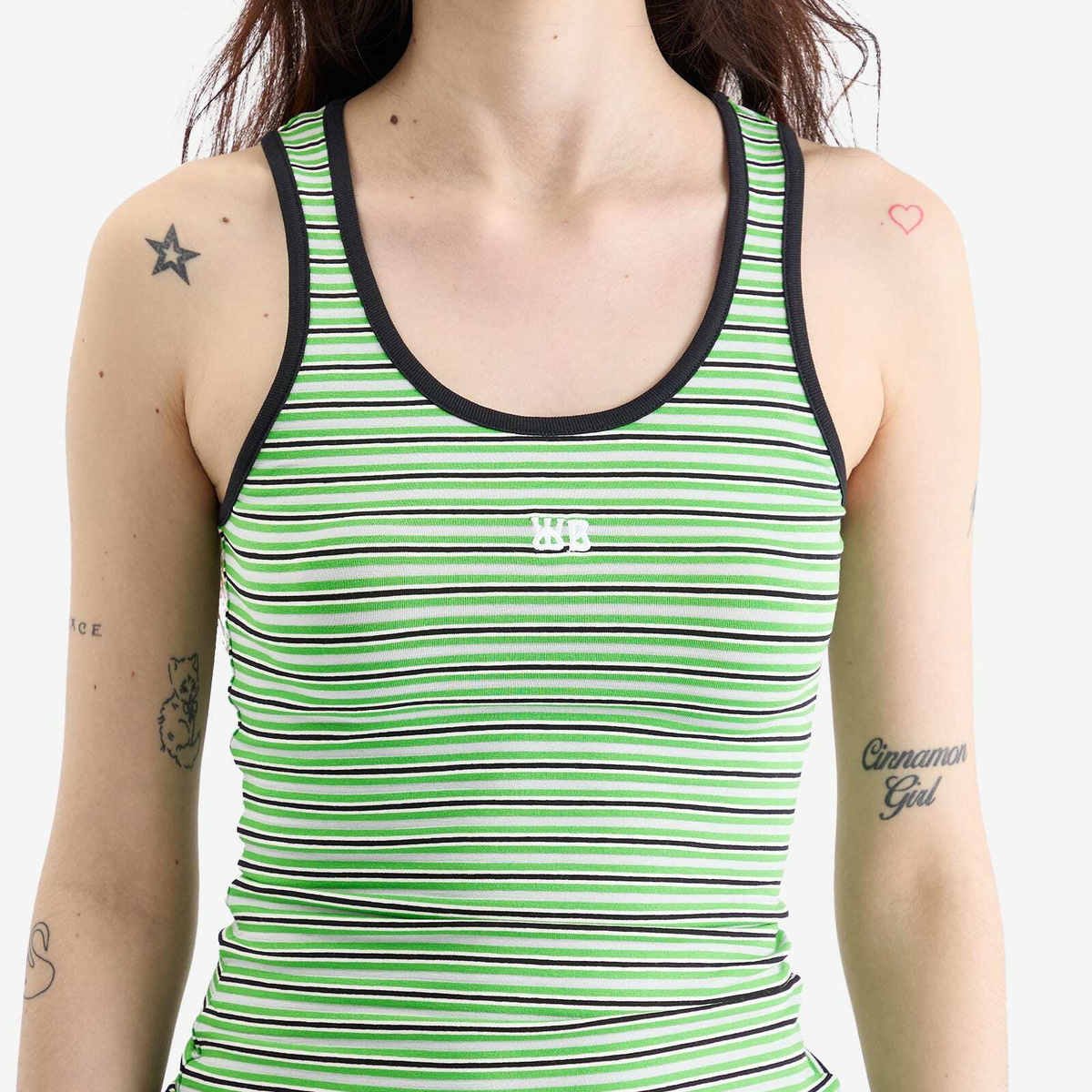 Wales Bonner Women's Sonic Vest in Green