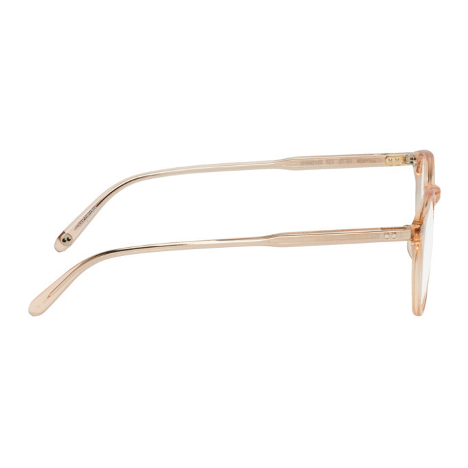 Garrett Leight Pink Transparent Winward Glasses