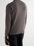 TOM FORD - Cashmere and Cotton-Blend Sweater - Brown