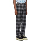 Eytys Grey Tartan Benz Trousers