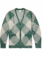Bellerose - Dinge Checked Brushed Jacquard-Knit Cardigan - Multi