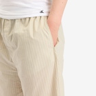 Calvin Klein Men's Sleep Short in Pelican Stripe
