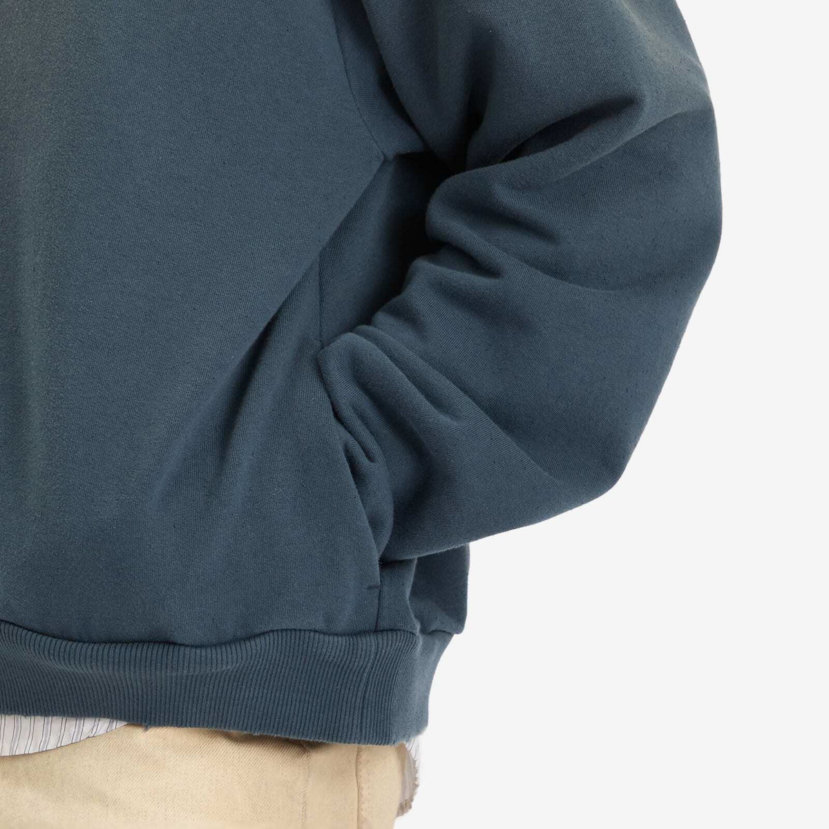 Acne Studios Men's 1996 Back Logo Hoodie in Deep Blue Acne Studios
