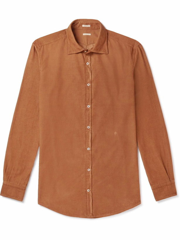 Photo: Massimo Alba - Cotton-Corduroy Shirt - Metallic