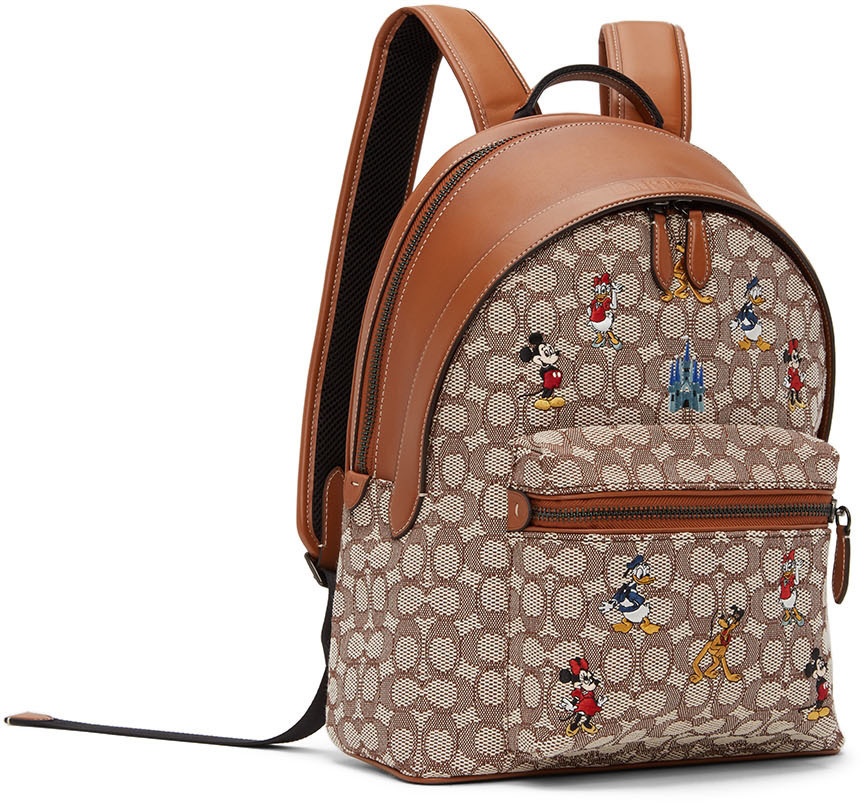 Coach 1941 Brown & Off-White Disney Edition Charter Backpack Coach