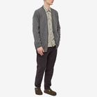 YMC Men's Curtis Stripe Woven Shirt in Ecru/Grey