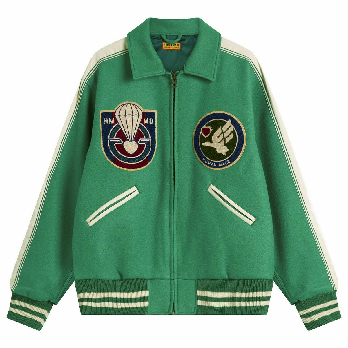 Human Made Men's Hunting Jacket in Olive Drab Human Made