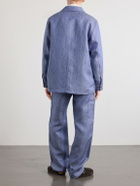 God's True Cashmere - Linen Blouson Jacket - Blue