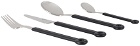 Mono Black & Silver Mono Ring Cutlery Set